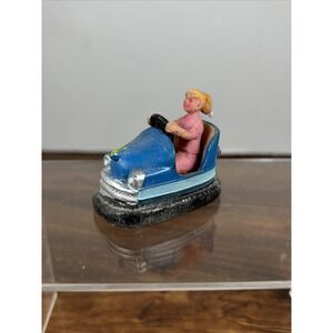 LEMAX Village Carnival Circus CRAZY CARS Blue CAR AND GIRL ONLY 2006